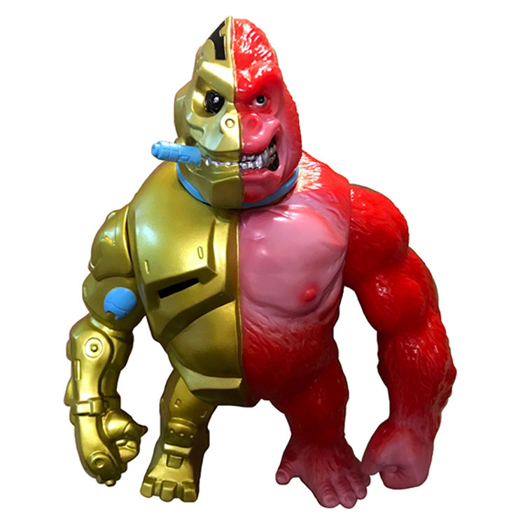Crusher G Mecha Ape Angry Red (STGCC '17) by Mark Nagata