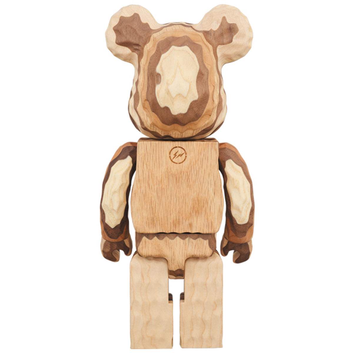 400% Layered Carved Be@rbrick (wood)