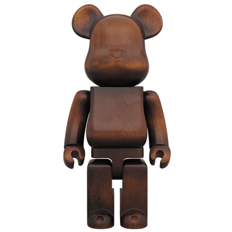 400% Be@rbrick (wood) by Fragment Design (Hiroshi Fujiwara)