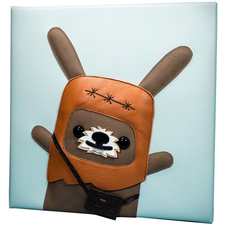 BunEwok Wall Art by Flat Bonnie