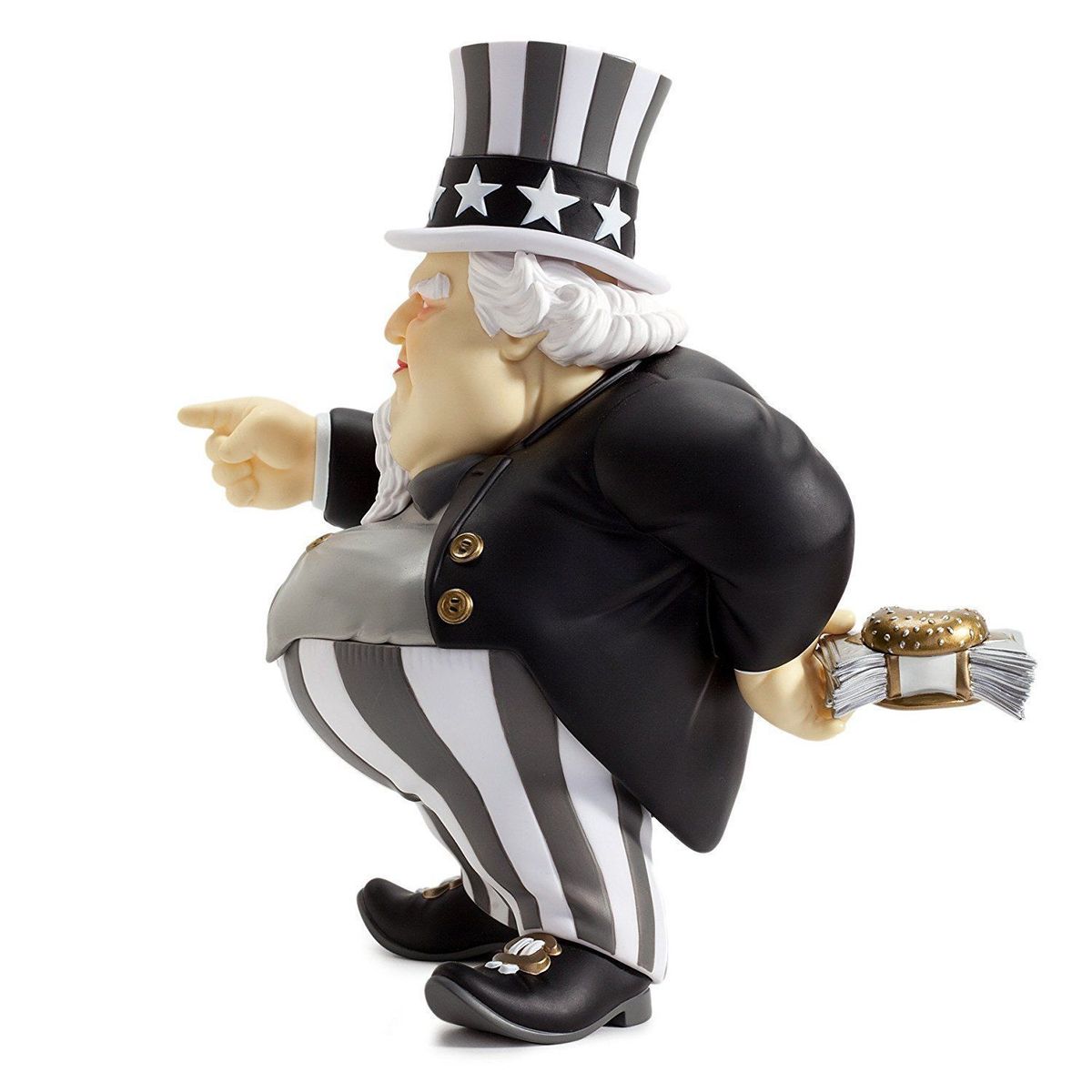 Uncle Scam Black & Gold Kidrobot Exclusive