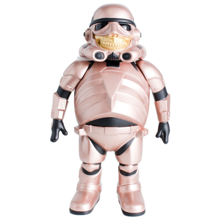 Rose Gold Police Grin (Gold Grin) by Ron English