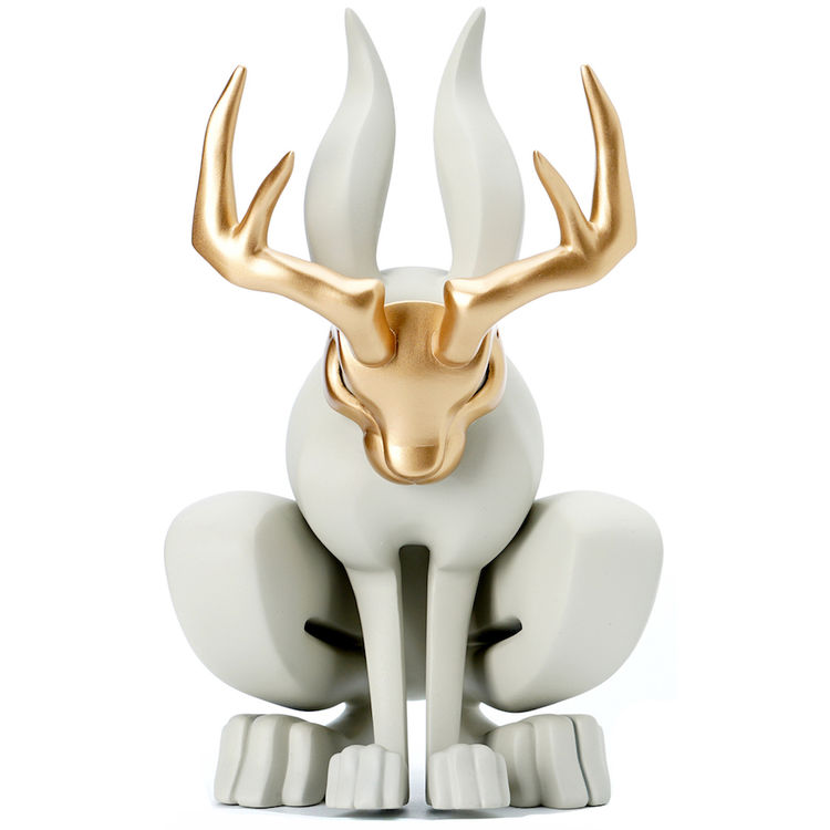 Jackalope - White/Gold by Colus