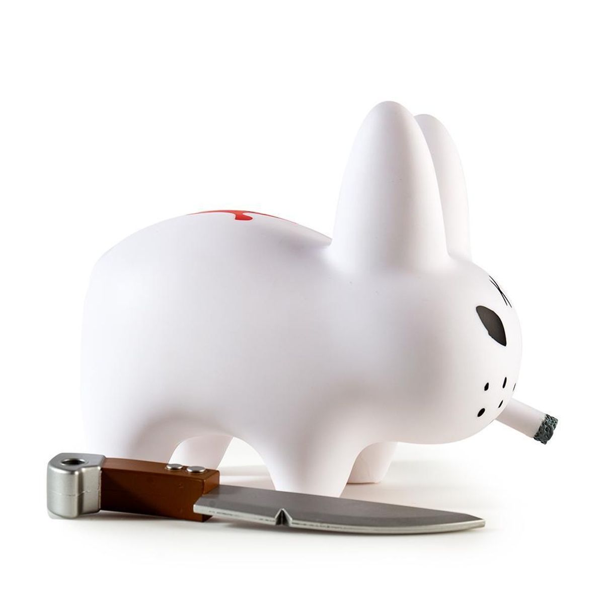 7" White Backstab Smorkin Labbit
