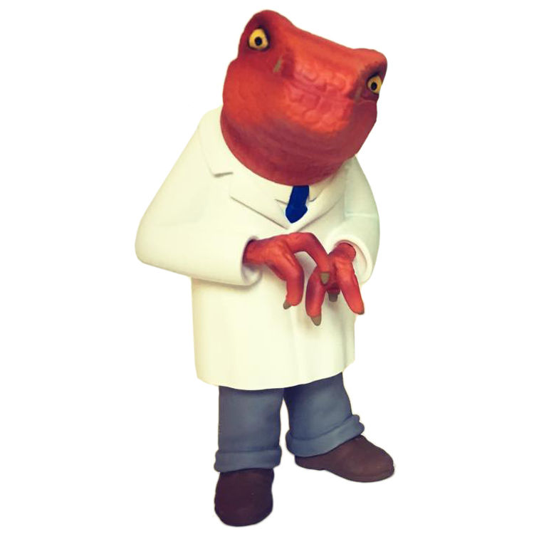 Red Professor Saurus by RoboticIndustries (Jim Freckingham)