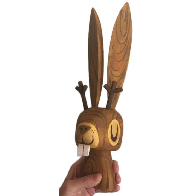 Wood Jackalope by Michelle Valigura