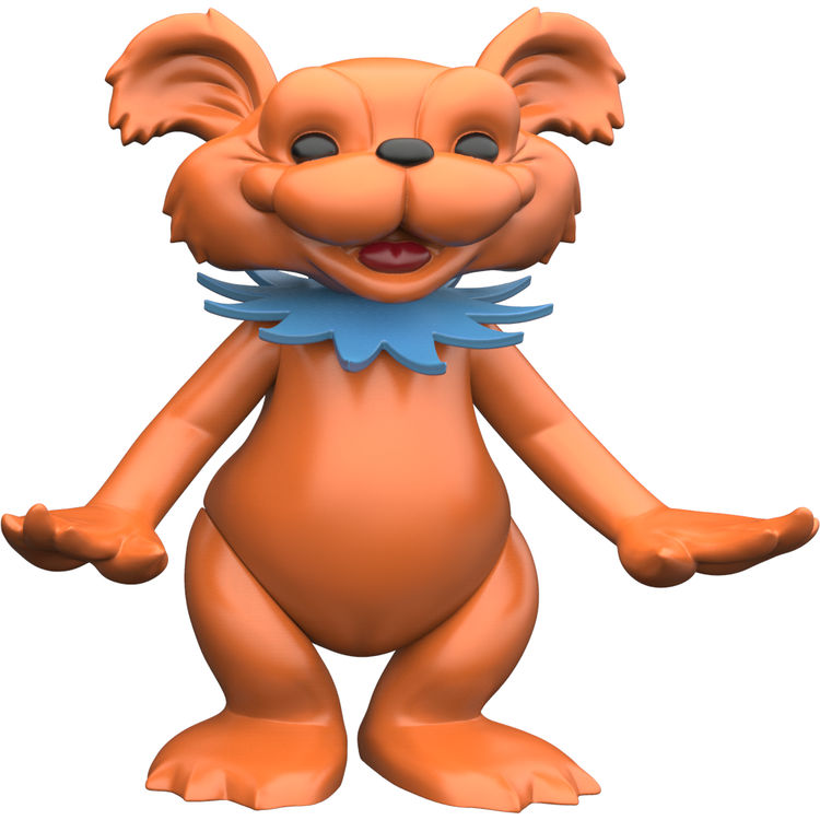 Orange Dancing Bear by AJ Masthay