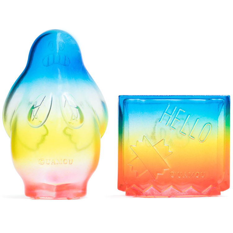Inverted Clear Rainbow Mr. Dump & Hello by Uamou (Ayako Takagi)