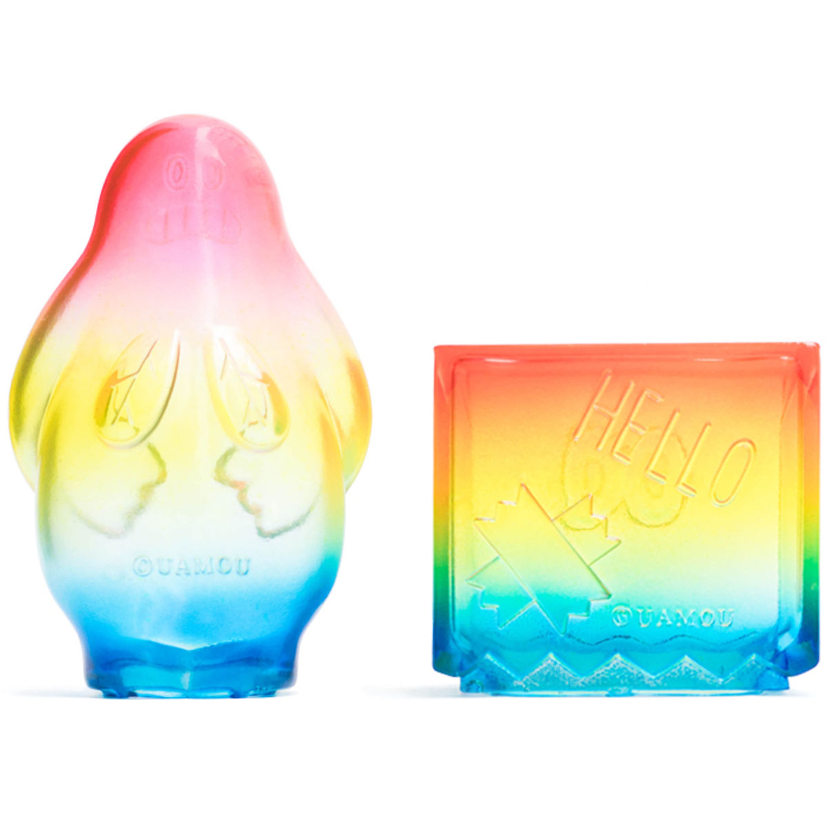 Clear Rainbow Mr. Dump & Hello