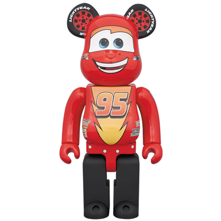 400% Cars - Lightning McQueen Be@rbrick by Disney