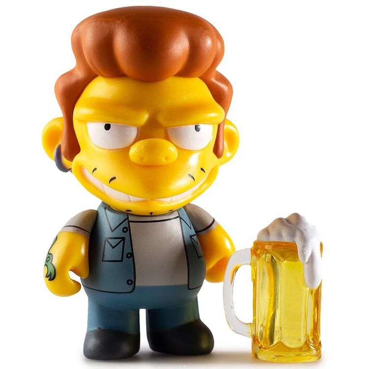 The Simpsons : Snake with Beer Mug by Matt Groening