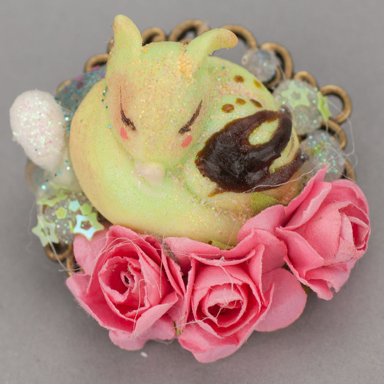 Fox Brooch by Nympheas Dolls (Louis Sophie)
