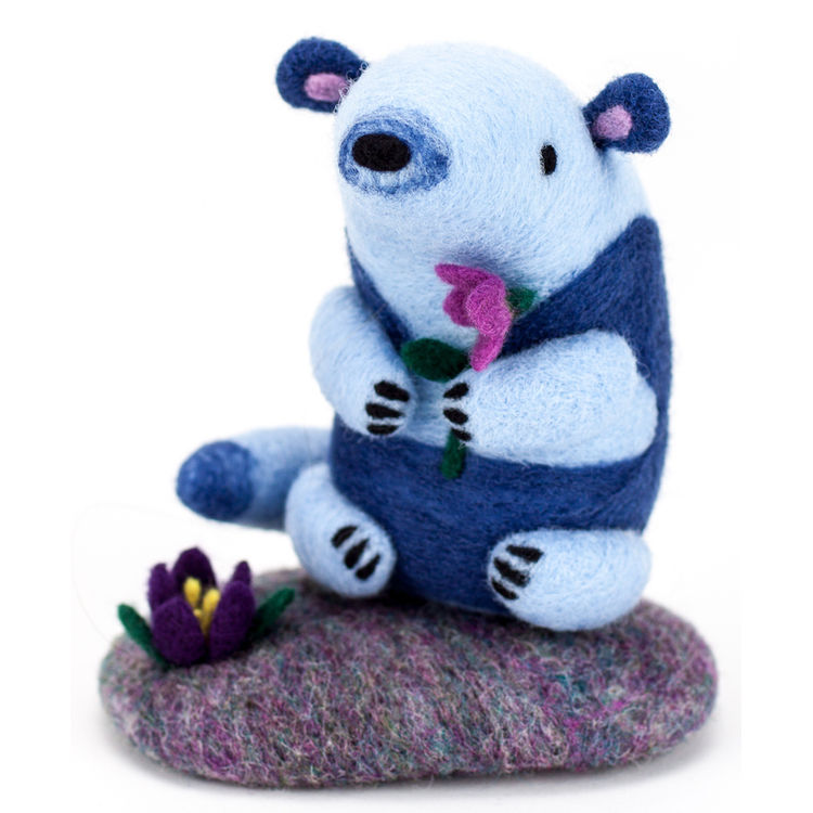 Space Tamandua, "Will you be my friend?" by Wild Whimsy Woolies