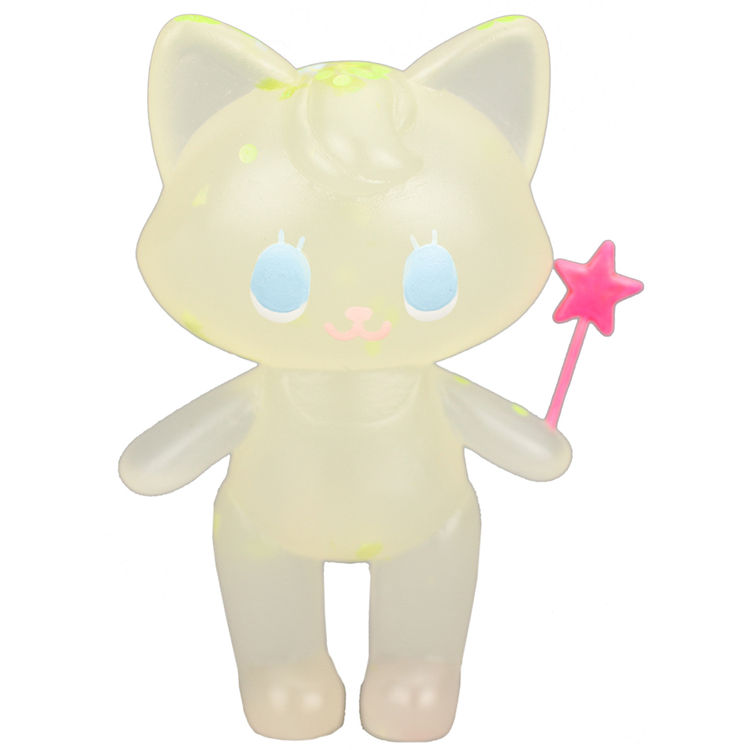 Pooltime Kitty - Yellow Confetti by Seulgie