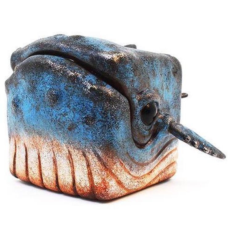 Blue Cube Whale by Sank Toys (Shuan Guo)