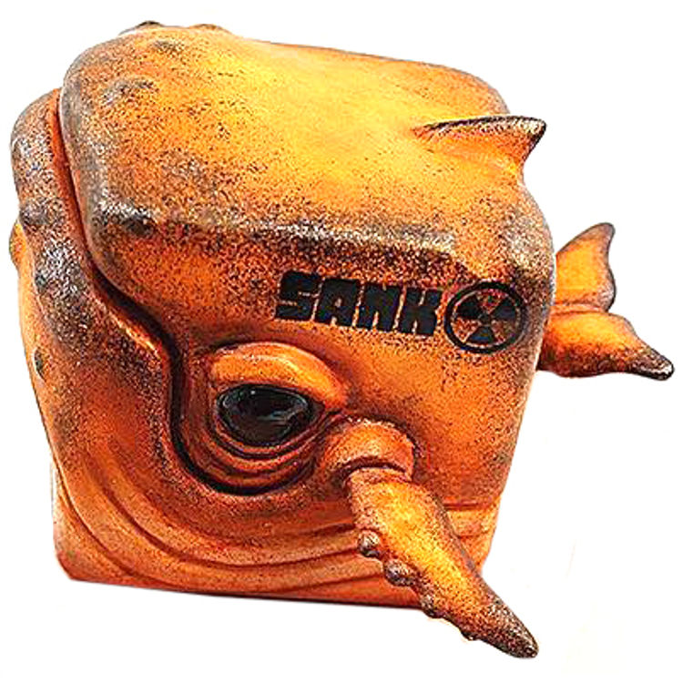 Orange Cube Whale (BTS '18) by Sank Toys (Shuan Guo)