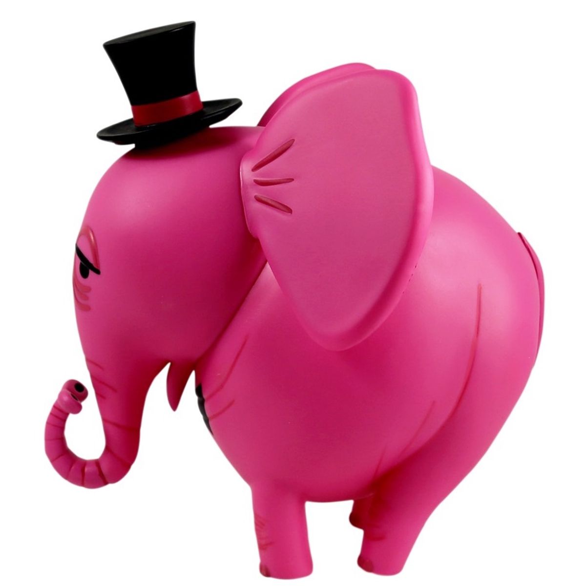 Top Hat Pink Elephant Bank