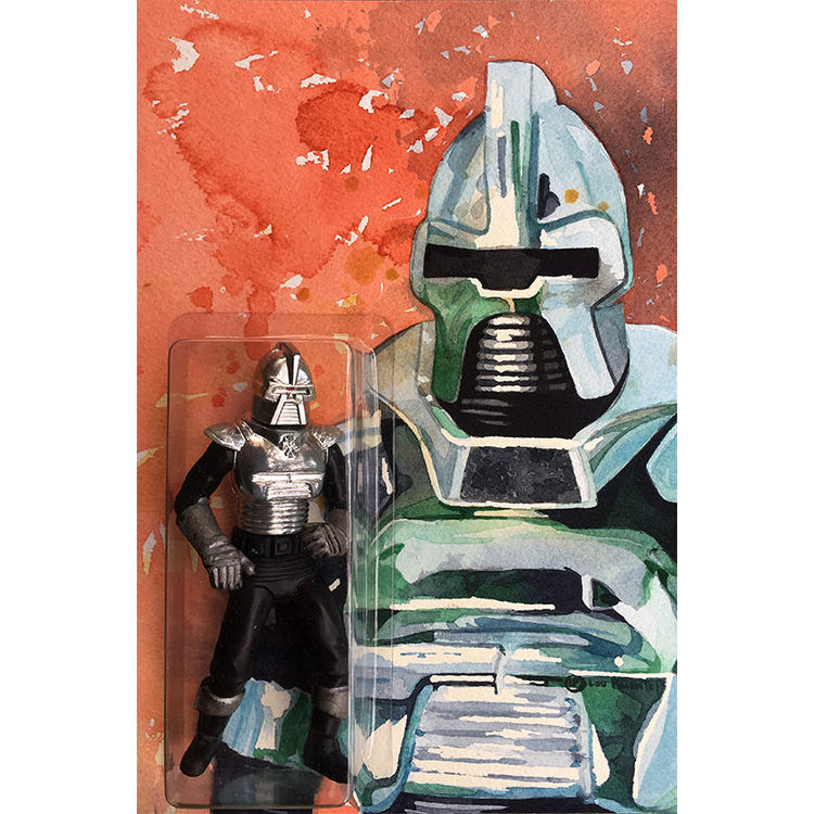 Vintage Gold - Battlestar Galactica Cylone by Lou Pimentel