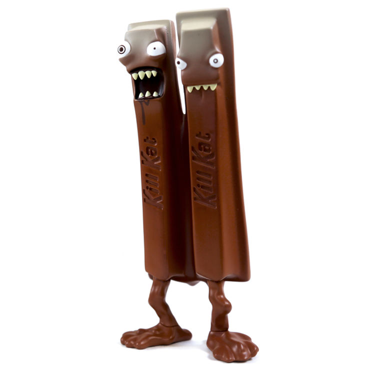Cappuccino Caffeine Overdose Kill Kat (3D Retro) by Andrew Bell