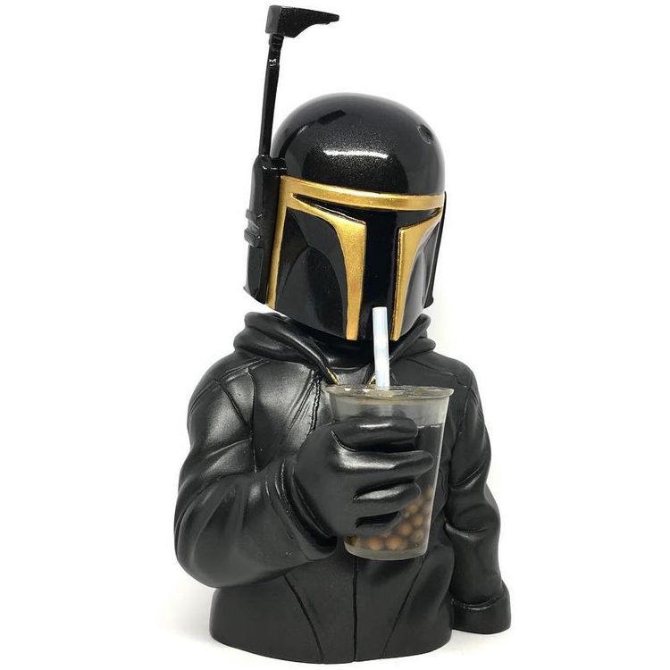 Black & Gold Boba by Luke Chueh
