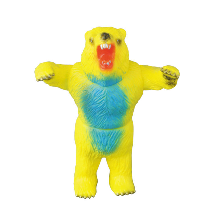Yellow Rampaging Bear by Rampage Studio