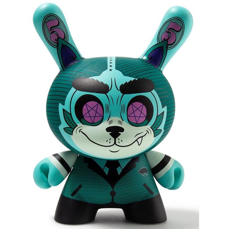 Blue Cash Wolf Billionaire (Kidrobot Exclusive) by Josh Divine