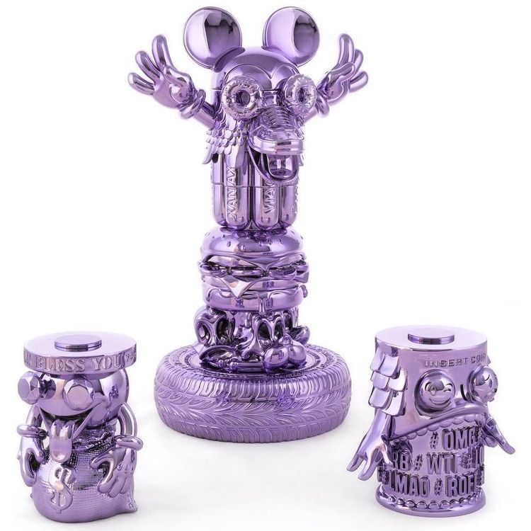 Metallic Purple 1492: The Totem by Fidia Falaschetti