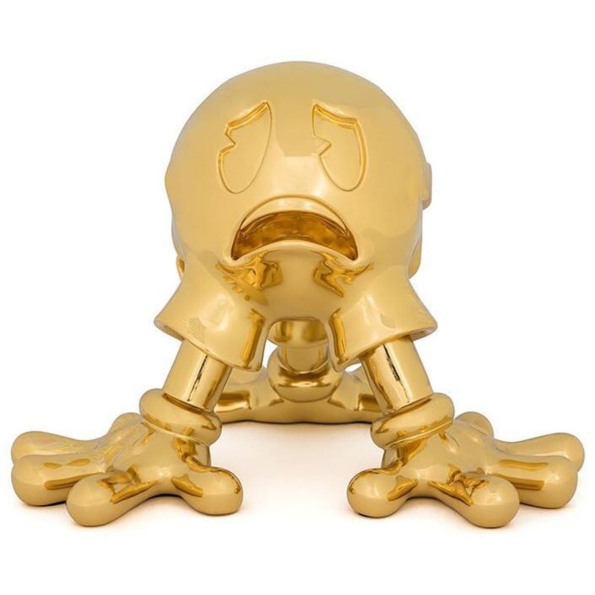 Gold Chrome Sad EGOji