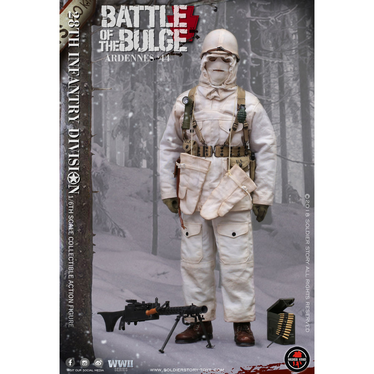 U.S. ARMY 28th INFANTRY DIVISION - ARDENNES 1944 - SS-111