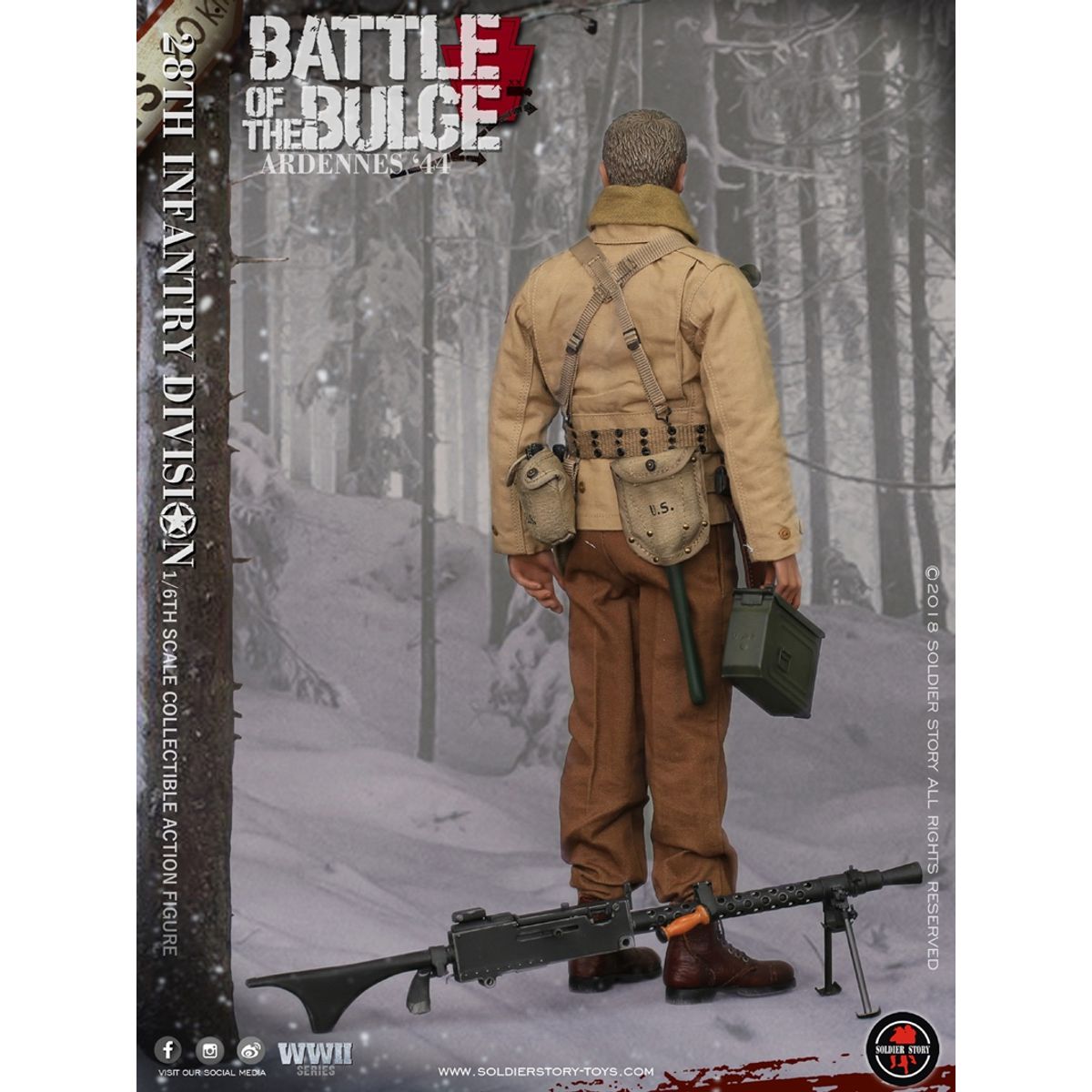 U.S. ARMY 28th INFANTRY DIVISION - ARDENNES 1944 - SS-111