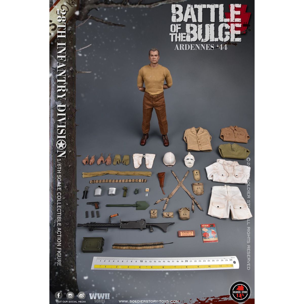 U.S. ARMY 28th INFANTRY DIVISION - ARDENNES 1944 - SS-111