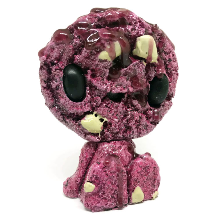 Raspberry Glitter Jelly Cookie by Czee