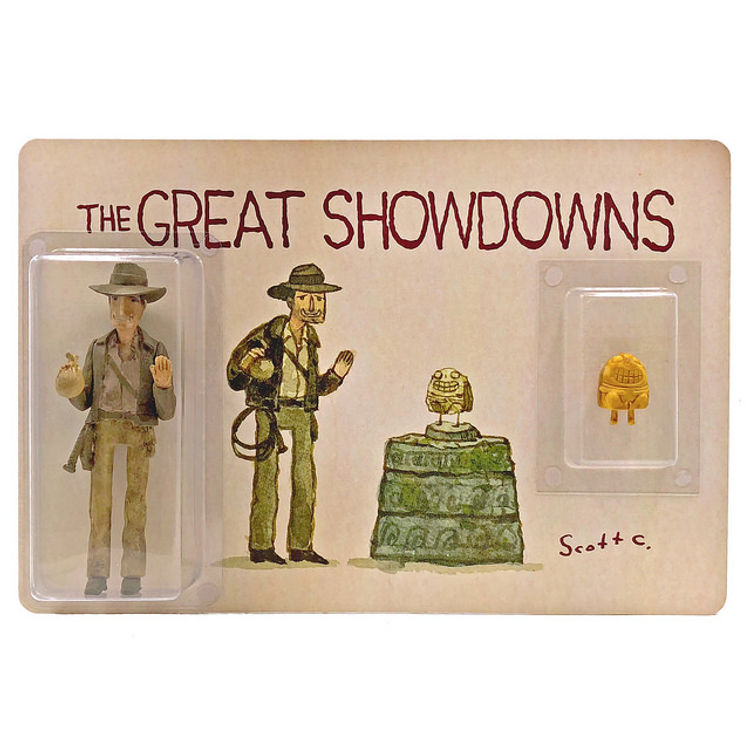 The Great Showdowns Indiana Jones by Scott Campbell (Scott C)