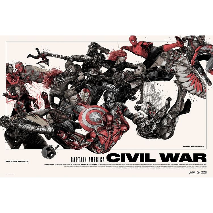 Captain America: Civil War (Variant) by Oliver Barrett