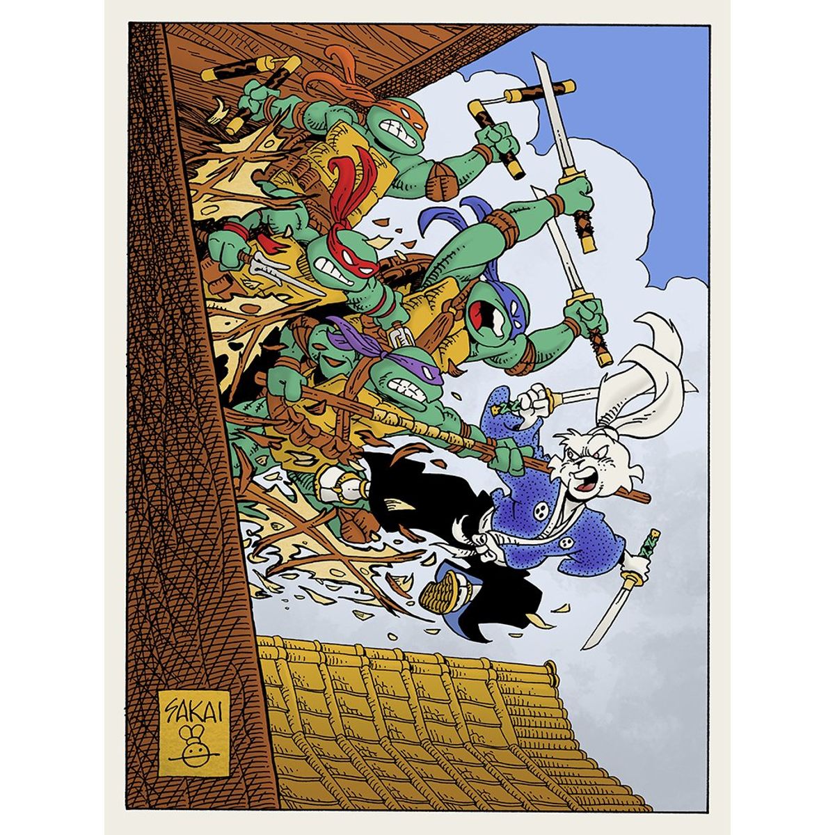 Usagi Yojimbo vs the Turtles