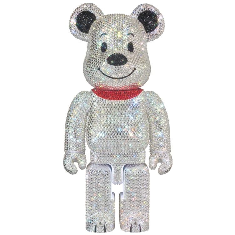 400% Crystal Snoopy : Peanuts Bearbrick by Charles M. Schulz