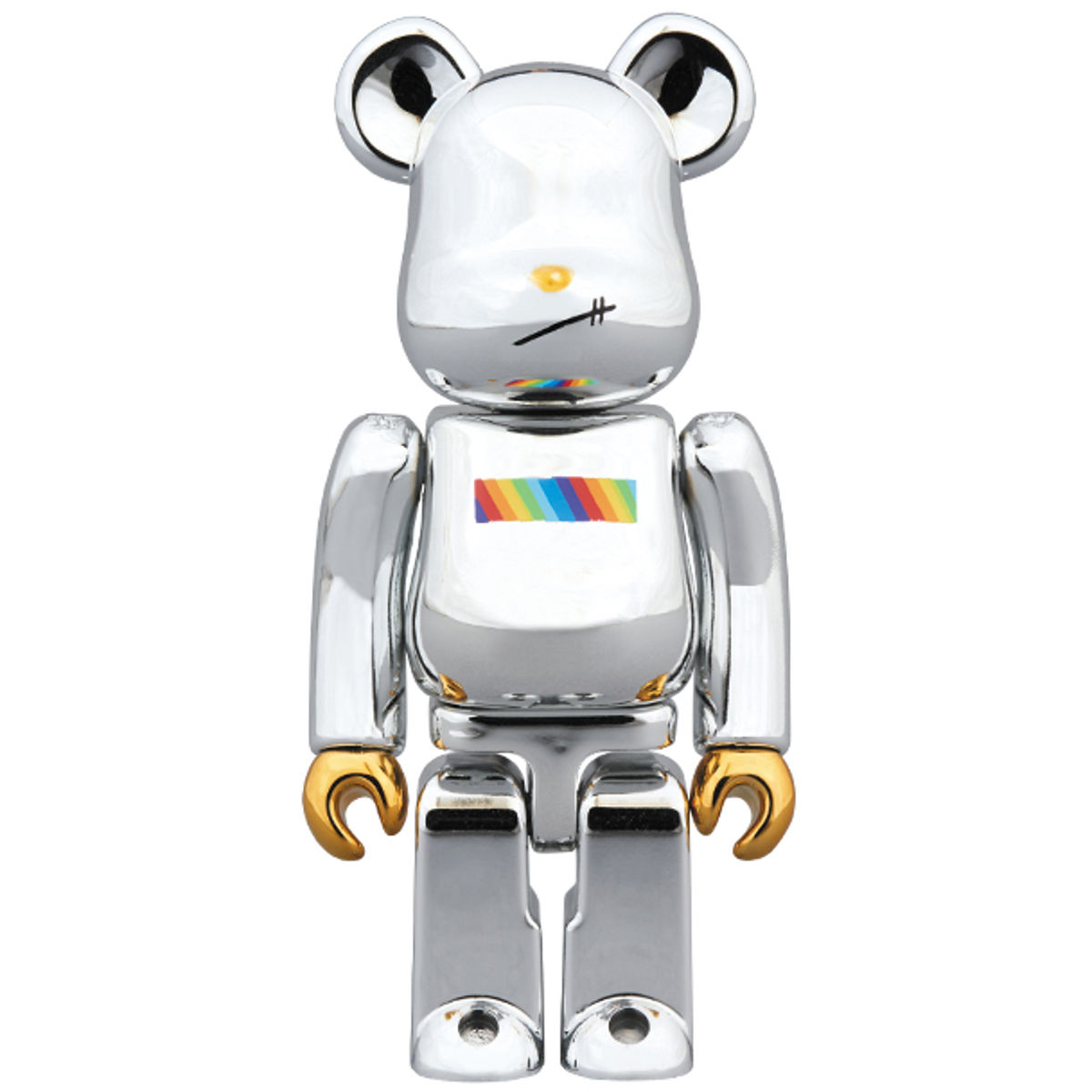 100% Silver J.S.B. Be@rbrick