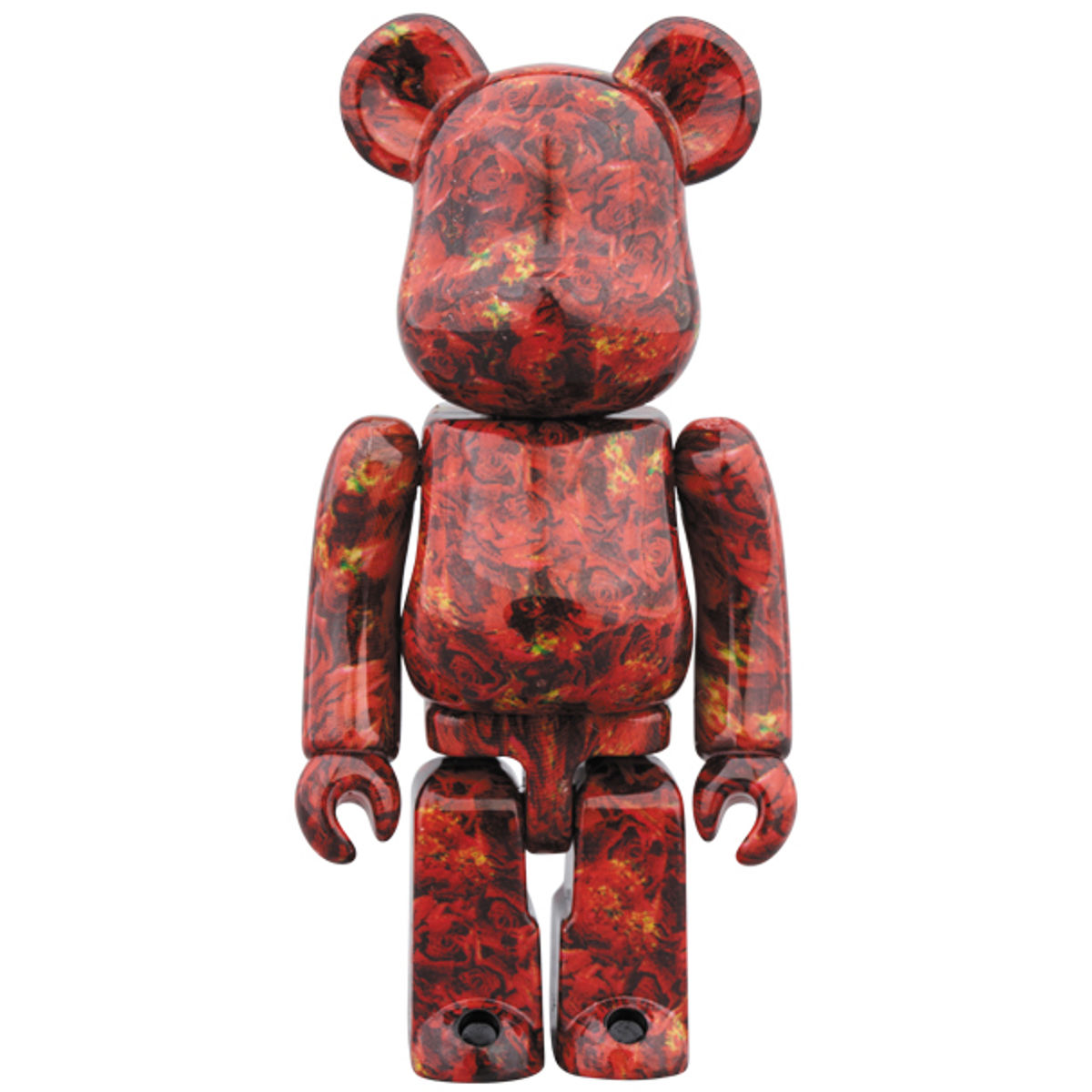 100% Leather Rose Be@rbrick