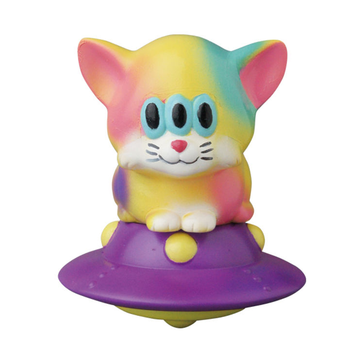 Rainbow Calm Cat UFO by Art Junkie (Shinichiro AJ Kato)