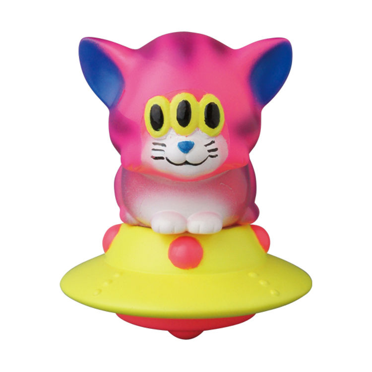 Pink Calm Cat UFO by Art Junkie (Shinichiro AJ Kato)