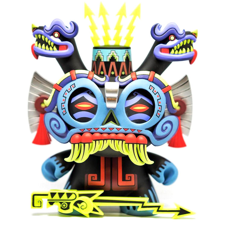 Blue Tlaloc Dunny by Jesse Hernandez