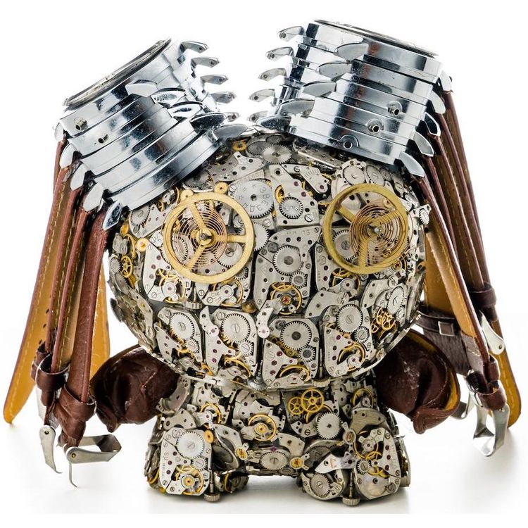 5" Tawney Watch Part Dunny by Dan Tanenbaum