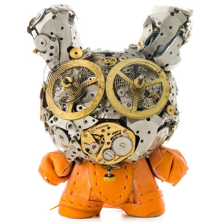 3" Tiger Watch Part Dunny by Dan Tanenbaum