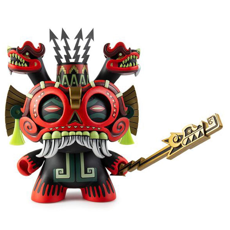 Red Tlaloc Dunny by Jesse Hernandez