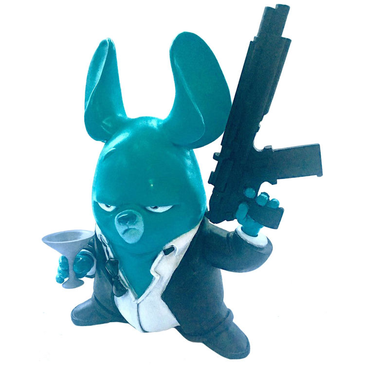 Bone Ghost Agent 002 / Heavy Power Machine Gun by Sam Fout