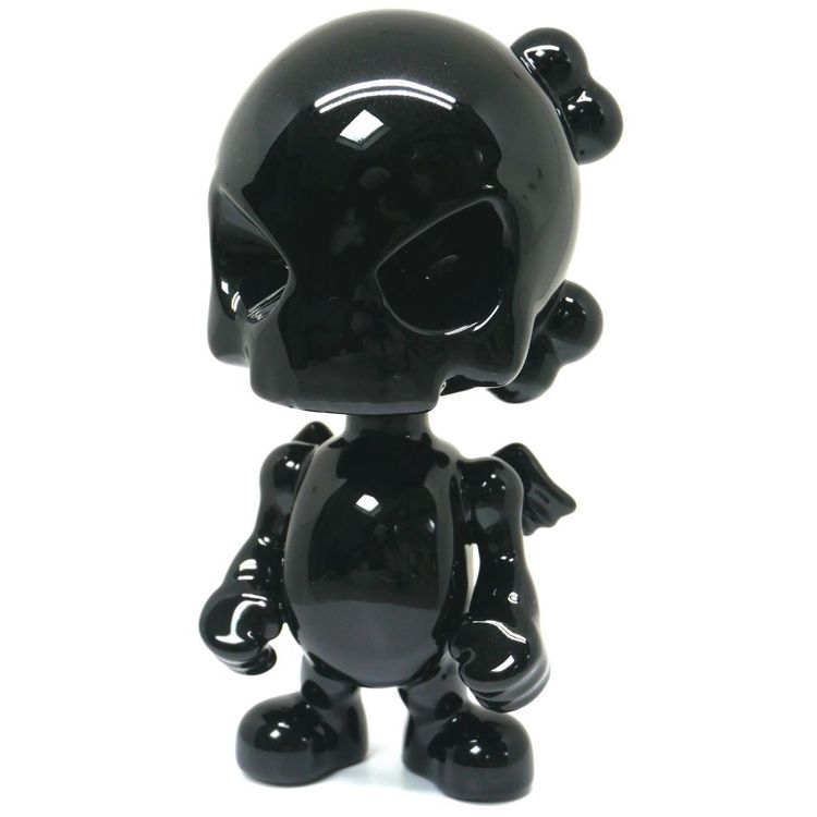Skullhead Blank (Porcelain Edition) BLACK by Huck Gee