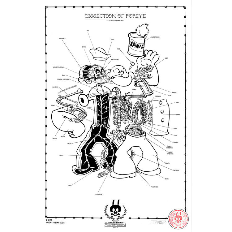 ANATOMY SHEET - NO.29 by Nychos
