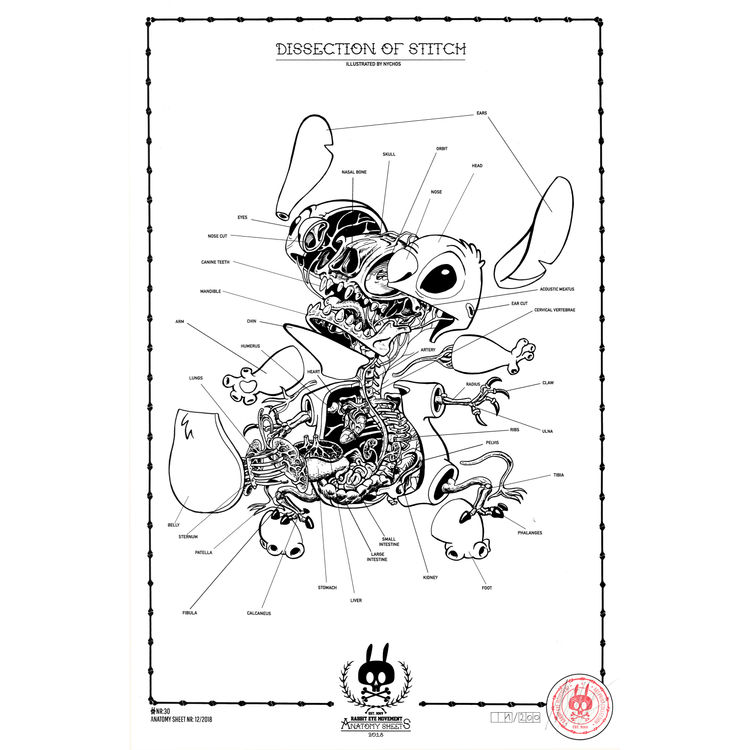 ANATOMY SHEET - NO.30 by Nychos