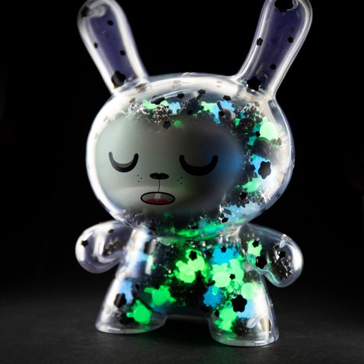 Monochrome GID Haru the Konpieto Fairy (Kidrobot Exclusive)