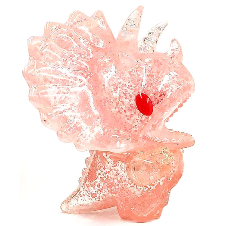 Pink GID Glitter TriDino by Ziqi